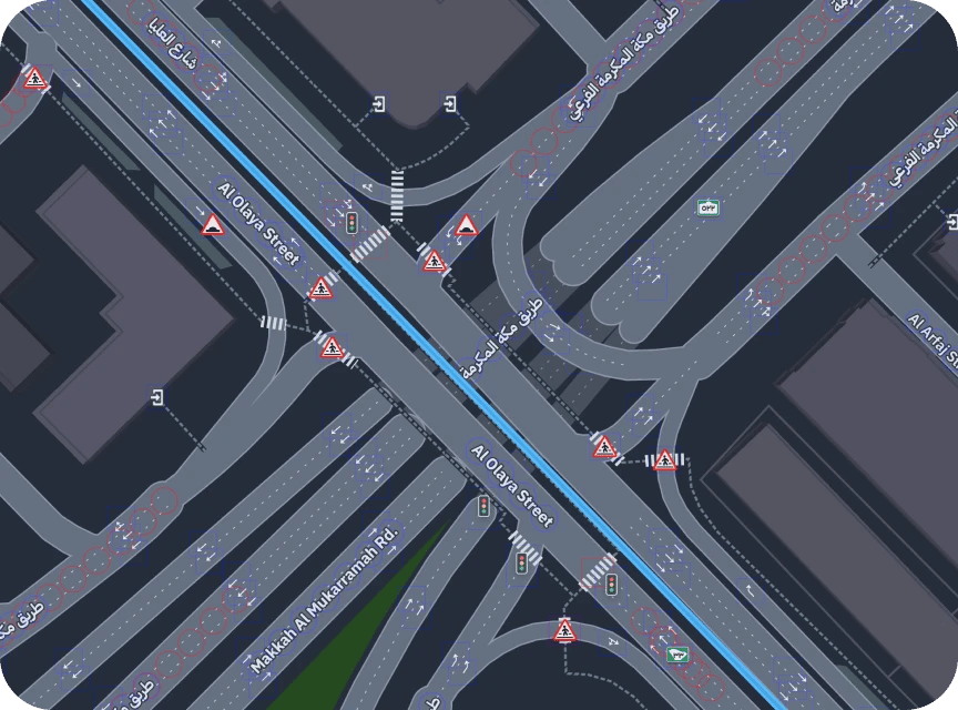 Comprehensive road network coverage